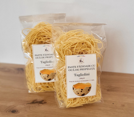 Produse - Tagliolini cu ouă de prepeliță, 200g