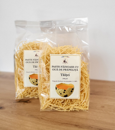 Produse - Tăiței cu ouă de prepeliță, 200g