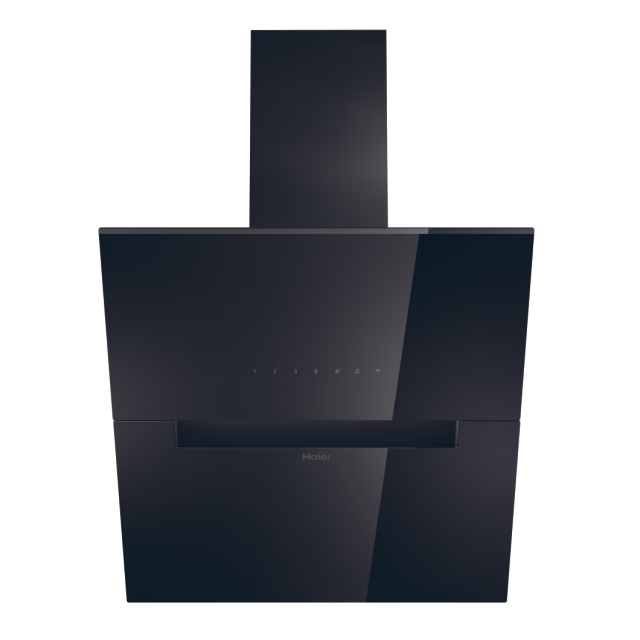 Haier HADG6CBS4BWIFI – Hotă decorativă de perete, 60 cm, sticlă neagră, Wi-Fi + Preci Synch [2]