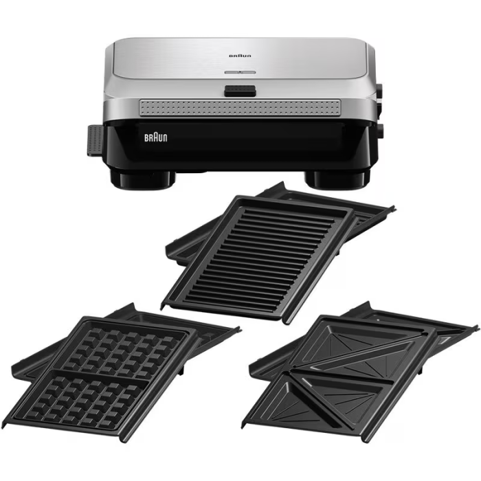 Braun SnackMaker 5 SM5038 – Sandwich maker / grătar / aparat vafe 3-în-1, 800 W [1]
