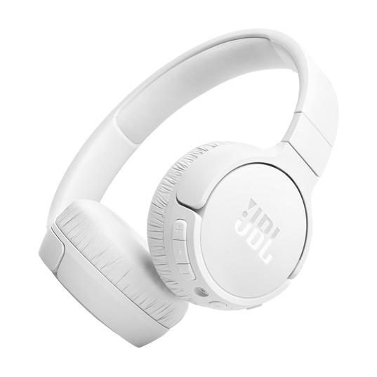 Căști Wireless JBL Tune 670NC, Adaptive Noise Cancelling, Bluetooth 5.3, JBL Pure Bass Sound, 70 Ore Autonomie, Albe [2]