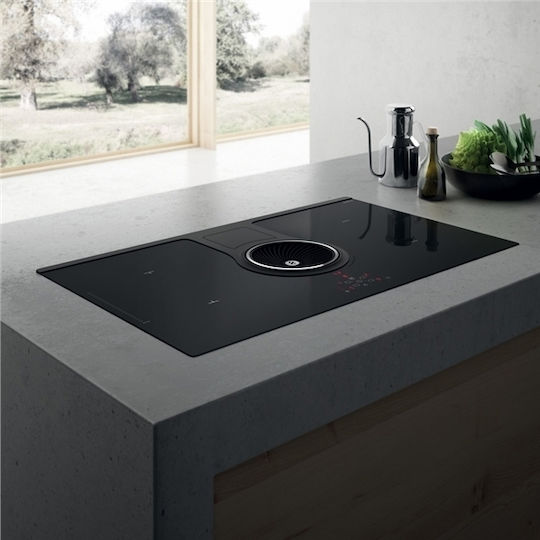 Plită cu inducție și hotă integrată Elica NikolaTesla BL/F/83 PRF0120978, 83 cm, control touch, negru [3]