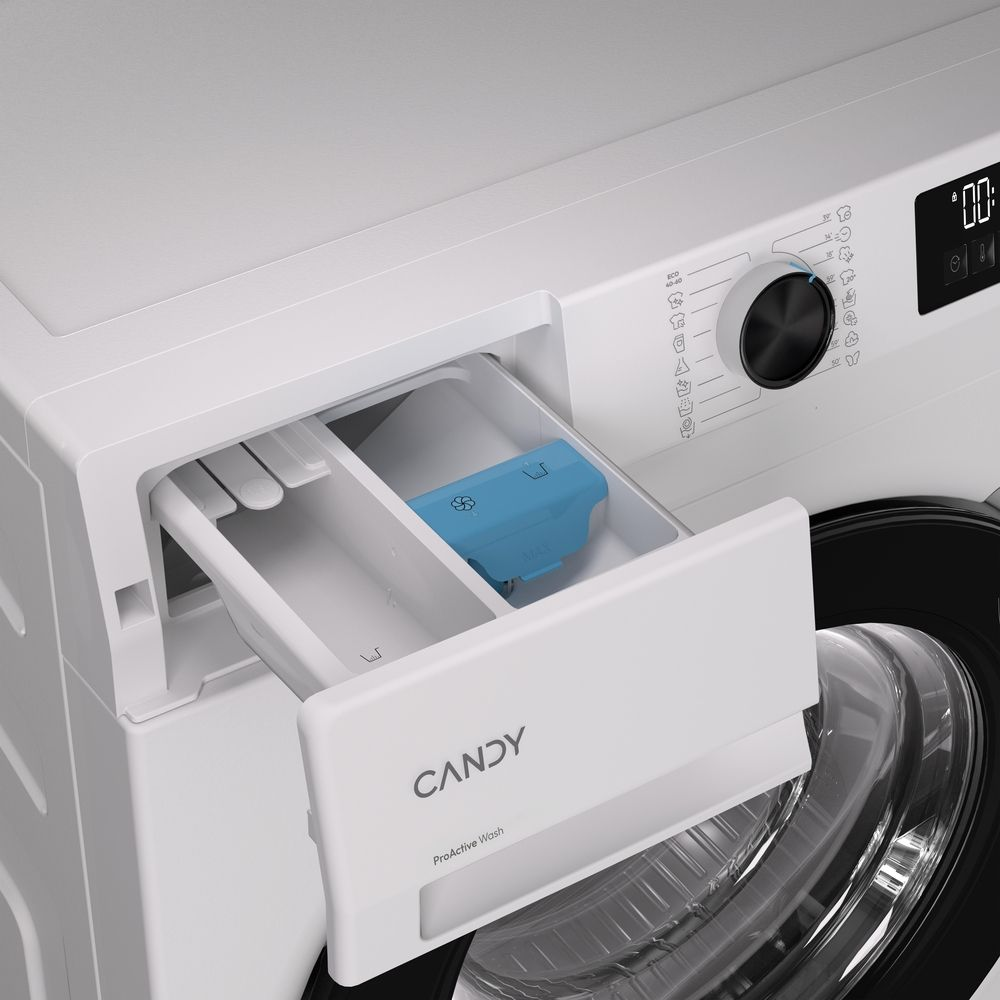 Mașină de spălat rufe Candy 7 kg – 1200 rpm, 15 programe, control electronic, inox [2]