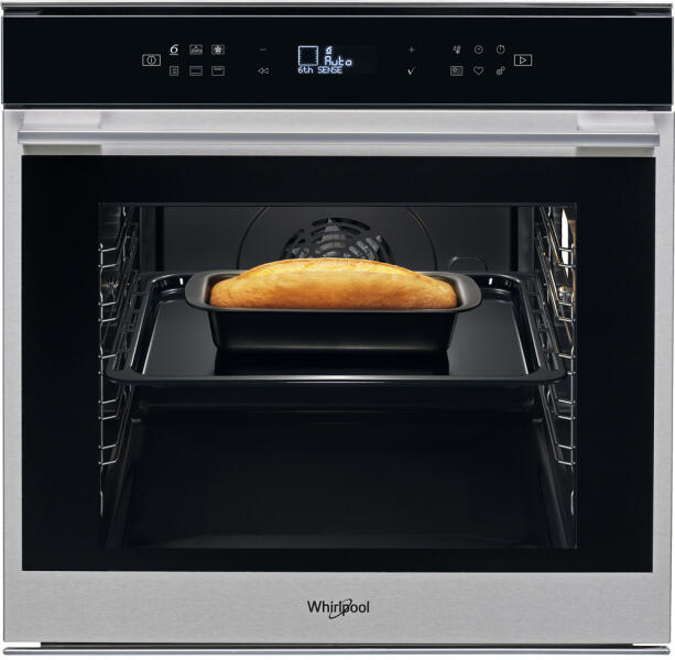 Cuptor incorporabil Whirlpool W7 OM4 4S1 P, 60 cm, 73 L, piroliza, 6th Sense, multifunctie, inox [2]