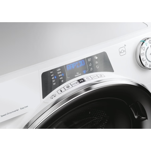 Masina de spalat rufe Candy Rapido Pro RP 4116BWMBC/1-S, 11 kg, 1400 RPM, Clasa A, Motor Inverter, Steam Hygiene+, WiFi/ hOn App, Easy Iron+, Alb [4]