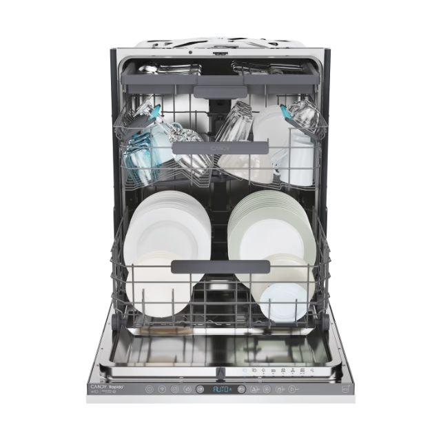 Masina de spalat vase incorporabila Candy CI 5C6F1A, 15 seturi, 8 programe, 60 cm, Clasa C, panou comanda antracit [3]