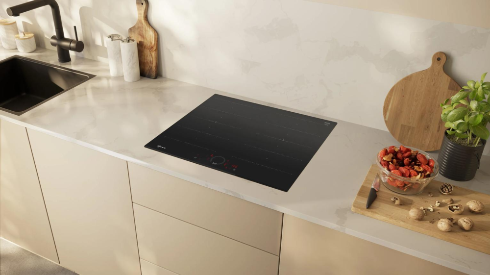 Plita incorporabila inductie Neff T66TTX4L0, 60 cm, FlexInduction, TwistPad, Home Connect, Frying Sensor, rama inox, negru [2]