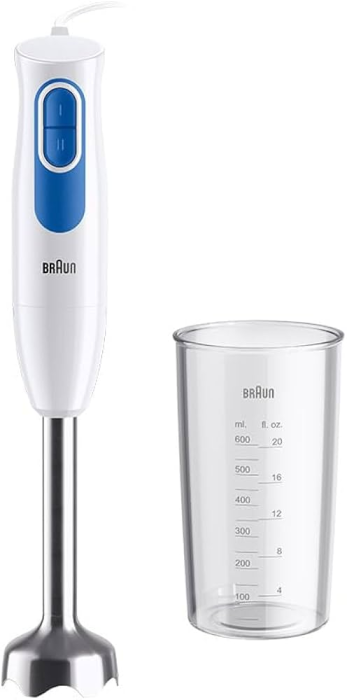 Blender vertical Braun MultiQuick 2 MQ20.001MWH, 600 W, 2 viteze, vas 0.6 L [1]