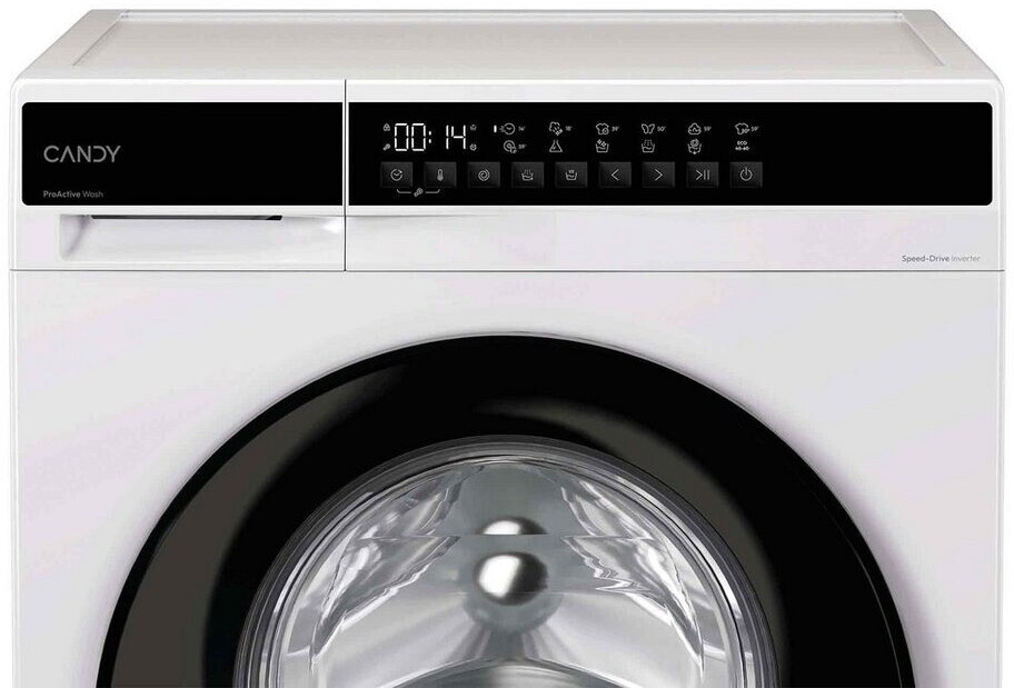 Mașină de spălat Candy 7 kg – 1200 rpm, motor Inverter, programe abur, slim 47 cm, alb [3]