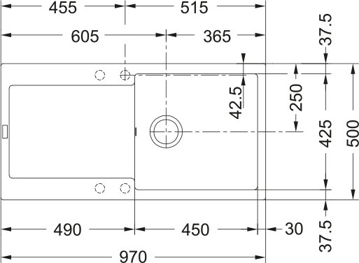 Chiuveta Fragranite MRG 611-97 Nero [3]