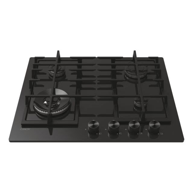 Plita incorporabila Candy CVFG6BF4PB, gaz, 4 zone de gatire, Negru [2]