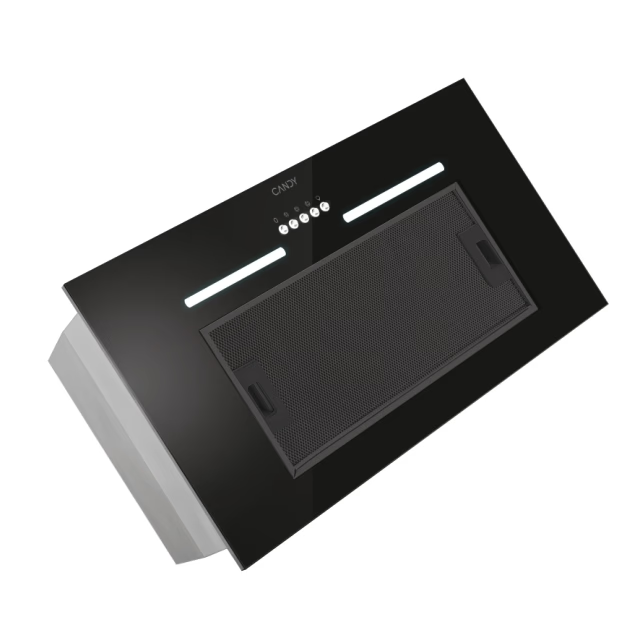 Hota incorporabila Candy CPY5MBG, Putere de absorbtie 298 mc/h, 3 viteze, LED, 52 cm, Sticla neagra [1]