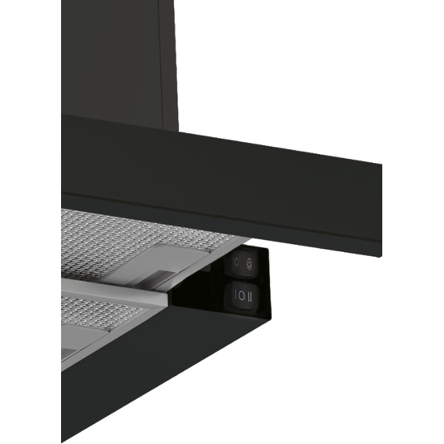 Hota incorporabila telescopica Candy CBT625/2B, Capacitate de absorbtie 332m3/h, 2 trepte de viteza, Iluminare LED, 2 filtre, Clasa B, 60 cm, Negru [4]