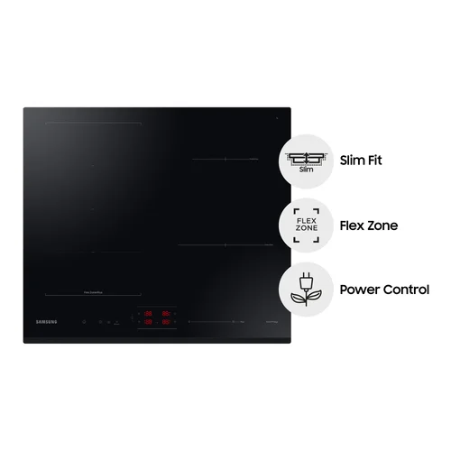Plită cu inducție 60 cm – 4 zone, Flex Zone, Wi-Fi, Touch Slider, negru [2]
