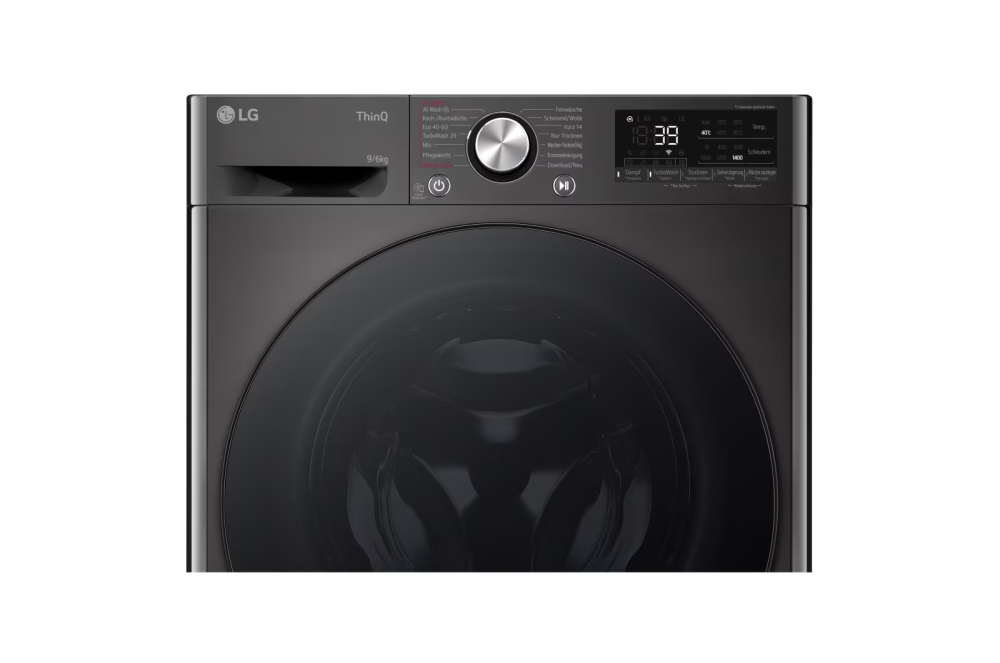Mașină de spălat cu uscător LG W4WR7096YB, 9 kg spălare / 6 kg uscare, AI DD, Steam, TurboWash360, WiFi [2]