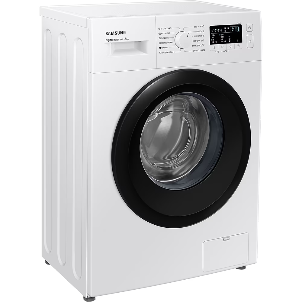 Mașină de spălat rufe 6 kg – 1200 rpm, Digital Inverter, clasa D, alb [2]