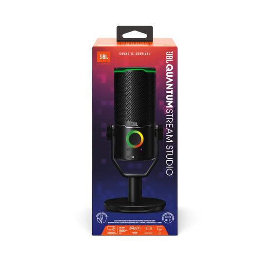 Microfon USB JBL Quantum Stream Studio, 192kHz/24bit, 4 Modele Polare, RGB VU Meter, Gaming, Streaming și Podcast [3]