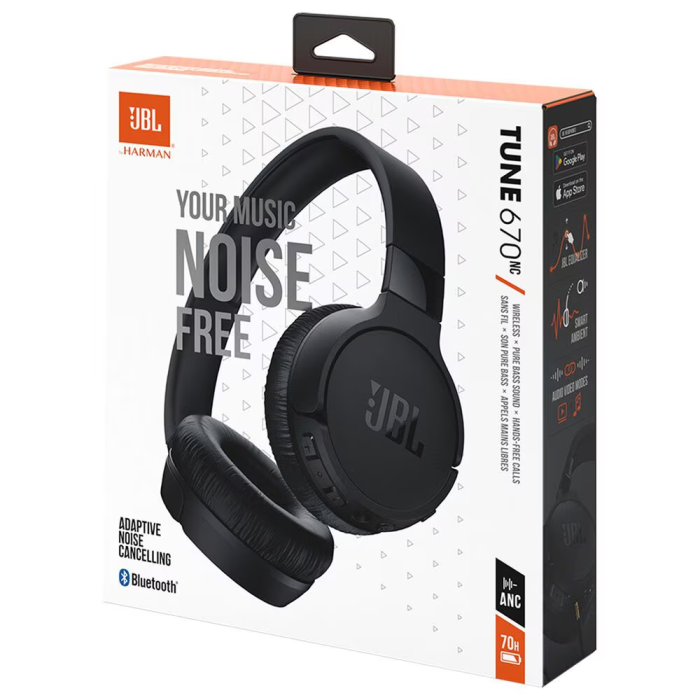 Căști on-ear wireless JBL Tune 670NC Black [2]