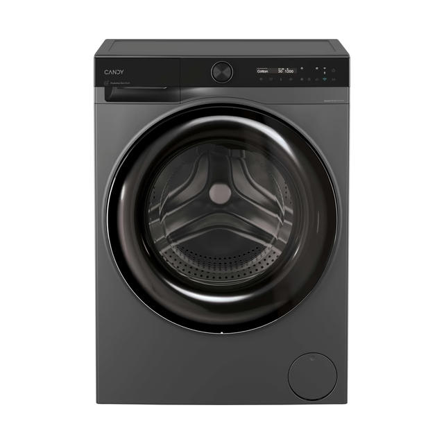 Masina de spalat rufe Candy Slim BS 48SB6G-S, clasa A-10%, 8 kg, 1400 rpm,Motor Inverter,Steam,LCD touch display, Soft Drum, Dual Spray,Programe rapide de spalare, Wifi, Antracit [1]