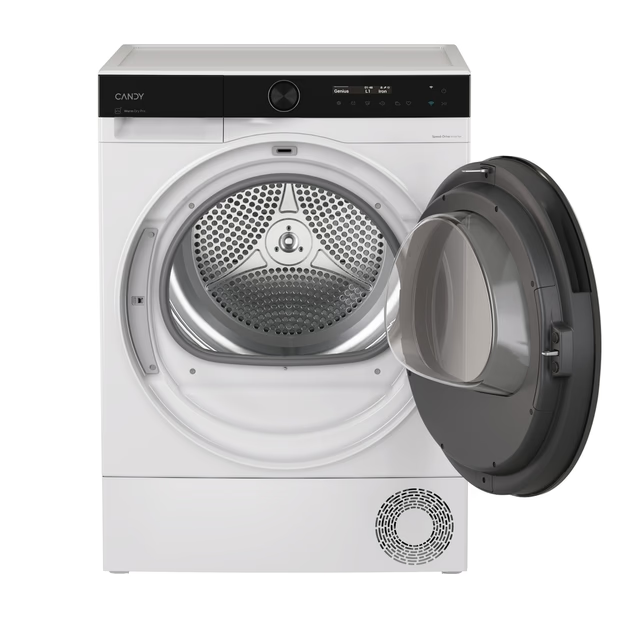 Uscator de rufe Candy ProDry700 BS H9N2B-S, Pompa de caldura, 9 kg, Clasa D,AI smart move,Senzor umiditate,programe rapide, dispozitiv pentru parfum, wifi,Alb+negru [3]