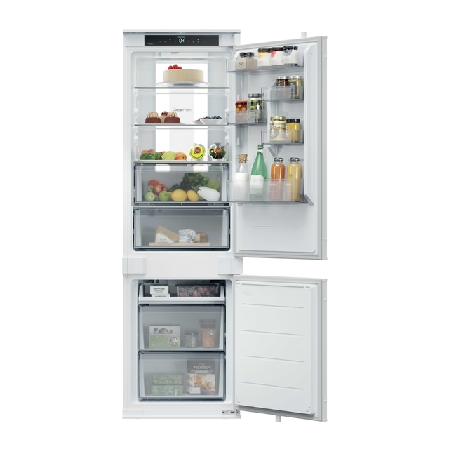 Combina frigorifica incorporabila CANDY CNBQT5518E, Total No Frost, 251 l, H 177 cm, Clasa E, Wi-Fi, alb [1]