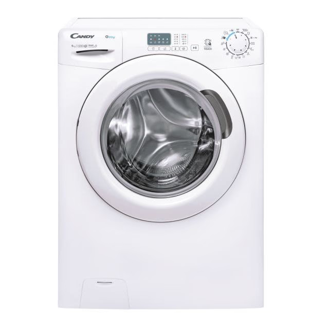 Masina de spalat rufe Candy EY 1291DE/1-S, 9 Kg, Clasa D, 1200 rpm, Smart Touch, NFC, Alb [1]