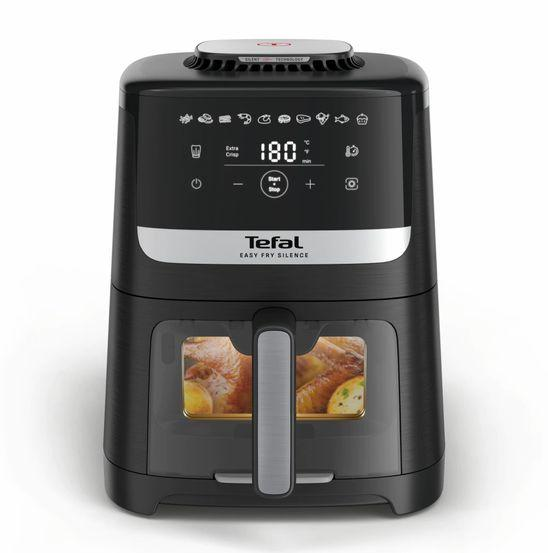 Friteuza cu aer cald Tefal EY8468E0 Easy Fry Silence XXL, 7L, 1800W, 10 programe, Extra Crisp [2]