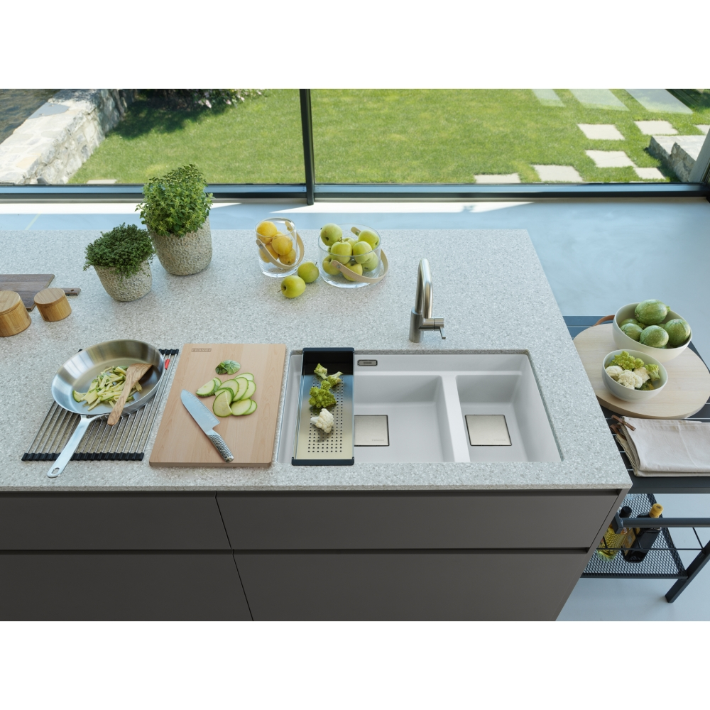 Chiuveta Fragranite KNG PRO 120 Bianco [3]