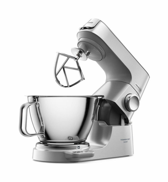 Robot de bucătărie Kenwood Titanium Chef Baker KVC85.594SI, 1200 W, vase inox 5 L + 3.5 L, 10 viteze, cântar integrat [2]