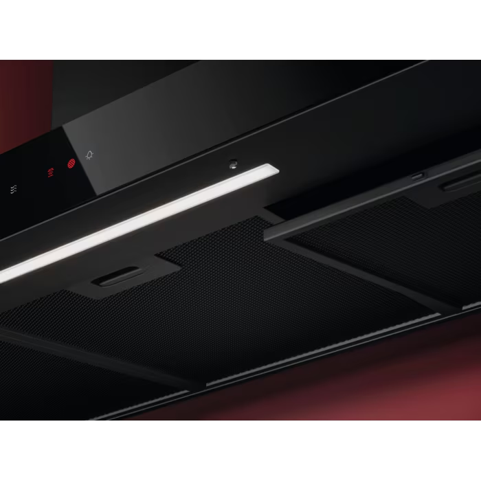 Hota decorativa AEG NDB6791HB, 90 cm, 730 m³/h, Hob2Hood, control touch, Negru [2]