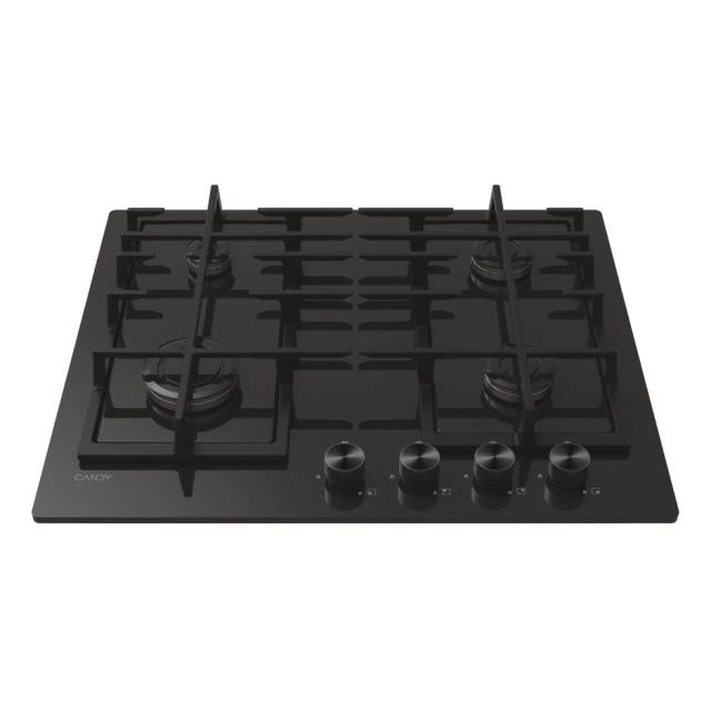Plita incorporabila Candy CVFG6PB, Gaz, 4 zone de gatire, Siguranta, 60 cm, butoane negre,  Negru [2]