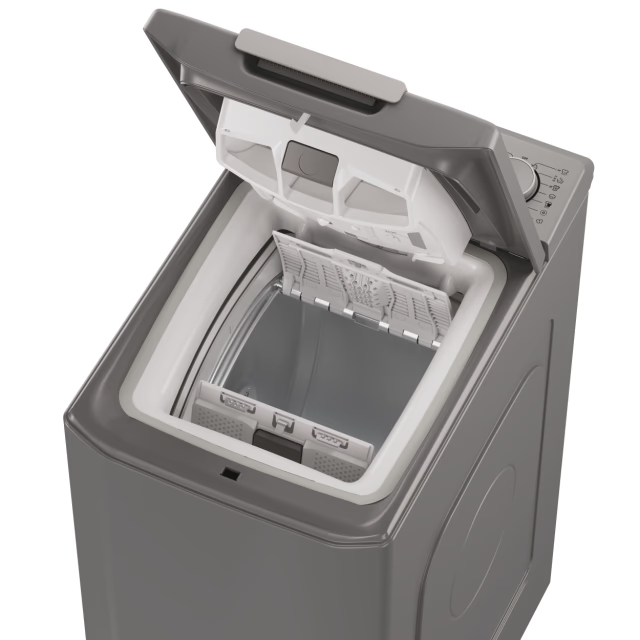 Masina de spalat rufe cu incarcare verticala Candy TCA283DR2-S, 8 kg, 1200 RPM, Clasa D, Display 3D, Wifi, Antracit [2]