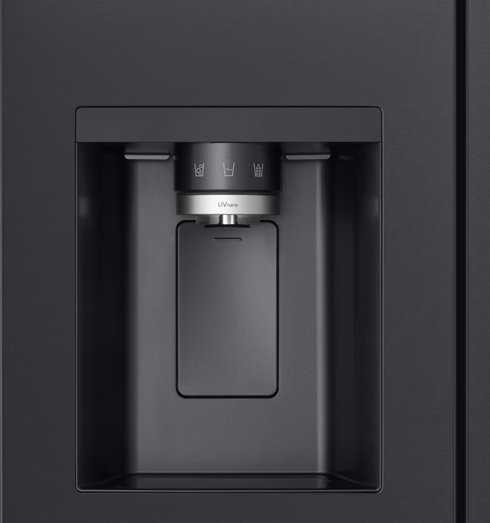 Frigider Side by Side LG GSLE91EVAC, 628L, No Frost, WiFi ThinQ, dispenser apă și gheață, 179 cm, negru [3]