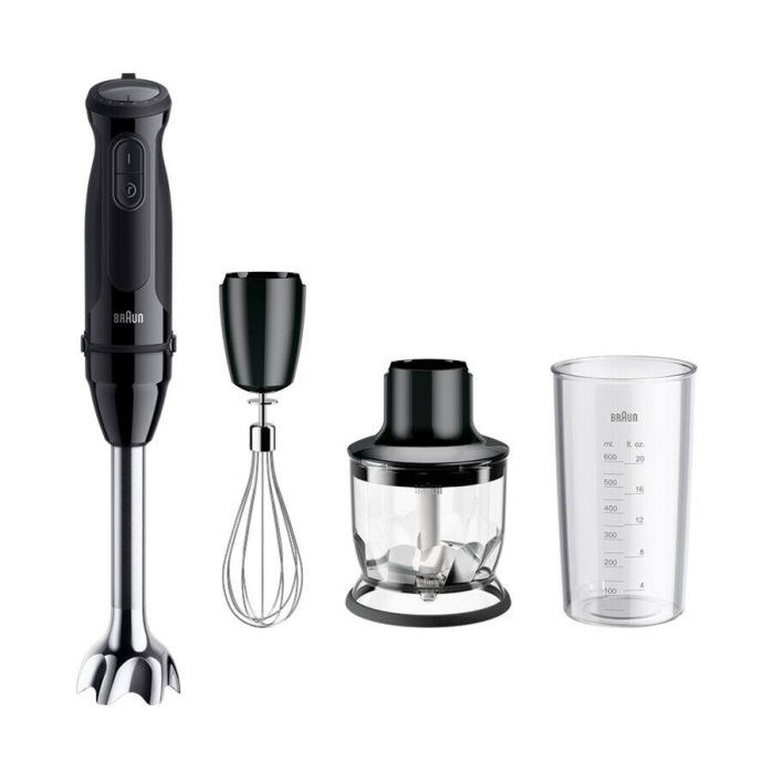 Blender vertical Braun MultiQuick 5 HB501AI-MQ50202MBK, 1000W, negru [2]