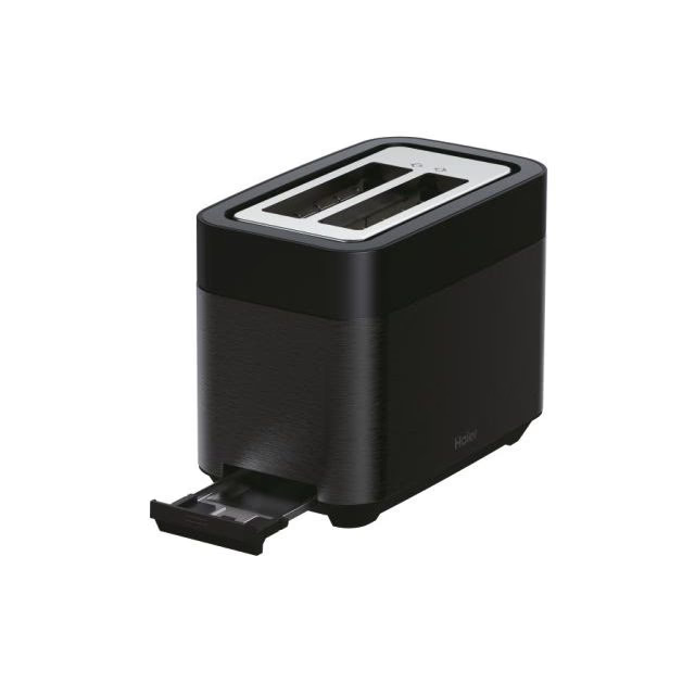 Haier HTO5A3-011 – Prăjitor de pâine compact, 2 felii, negru [3]