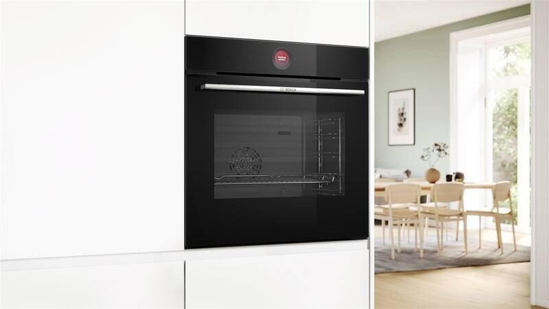 Cuptor incorporabil Bosch HBG7341B1, 60 cm, 71 L, TFT touch, Air Fry, Home Connect, EcoClean, negru [2]