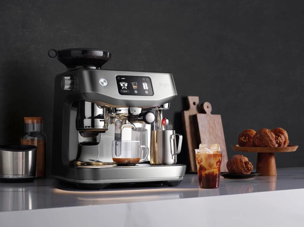 Espressor automat SES980 BSS, Oracle, dual boiler, râșniță integrată, tamper automat, spumare lapte, inox [2]