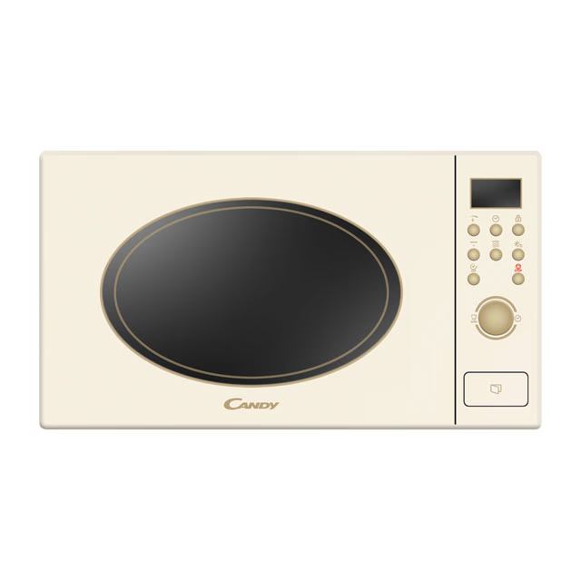Cuptor cu microunde incorporabil Candy MIC20GDFBA, 20 l, 800 W, alb retro [1]