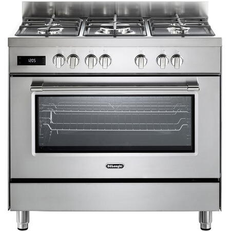 Aragaz profesional De’Longhi PRO 96 MX ED RO – 90 cm, 4/5 arzătoare (variantă mixt-gaz + electric sau inducţie, în funcţie de versiune) [3]