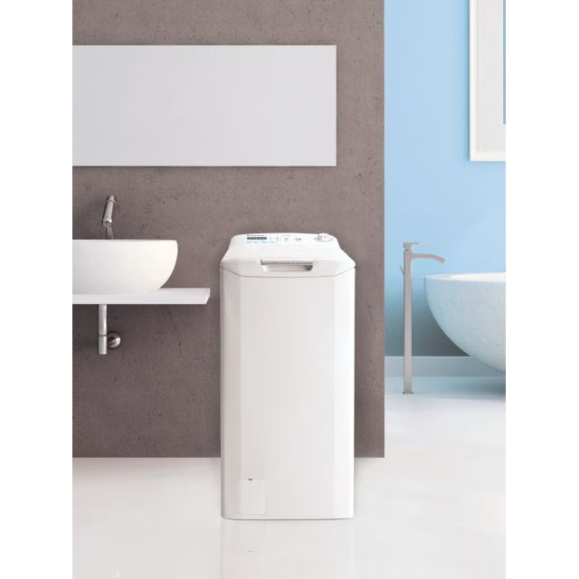 Masina de spalat rufe cu incarcare verticala Candy CST 27LET/1-S, 7 kg, 1200 RPM, Clasa E, Programe Hygiene, Alb [3]