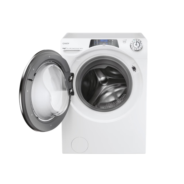 Masina de spalat rufe Candy Rapido Pro RP 4116BWMBC/1-S, 11 kg, 1400 RPM, Clasa A, Motor Inverter, Steam Hygiene+, WiFi/ hOn App, Easy Iron+, Alb [2]