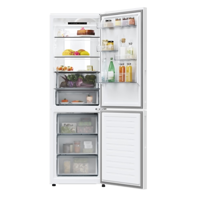 Combina frigorifica Candy ECN4CQTEW186, No Frost, 355 l, H 185 cm, Clasa E, Wi-Fi, alb [2]