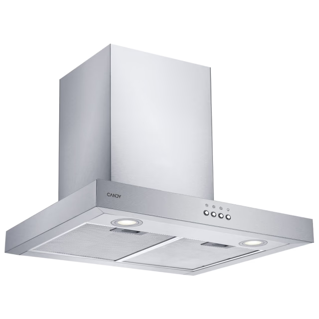 Hote, Montata pe perete, Traditionala, Otel Inoxidabil, LED, Stainless steel, Otel Inoxidabil 60 cm, cls C, touch control, 3 trepte [3]