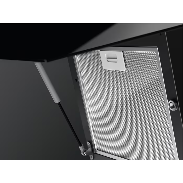Hota decorativa AEG DVE5661HB, 60 cm, 710 m³/h, Hob2Hood, control touch, Negru [2]
