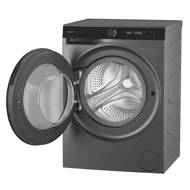 Masina de spalat rufe Candy Slim BS 48SB6G-S, clasa A-10%, 8 kg, 1400 rpm,Motor Inverter,Steam,LCD touch display, Soft Drum, Dual Spray,Programe rapide de spalare, Wifi, Antracit [3]
