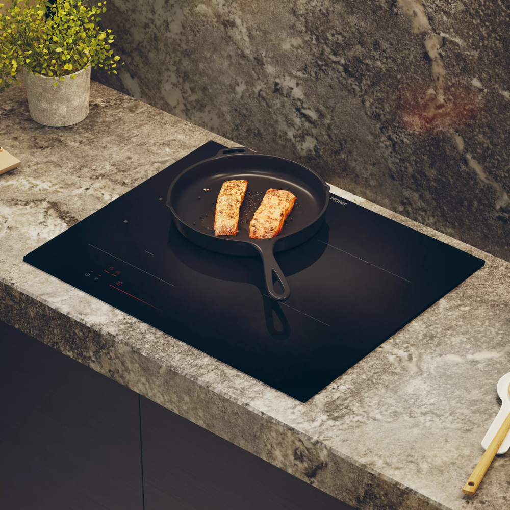 Plită cu inducție Haier 4 zone – control touch, Wi-Fi hOn, funcție Booster, 65 cm, negru [2]