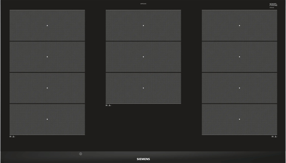 Plita incorporabila cu inductie Siemens EX975LXC1E IQ700, 90 cm, flexInduction, powerBoost, touchSlider, Home Connect, sticla neagra [2]
