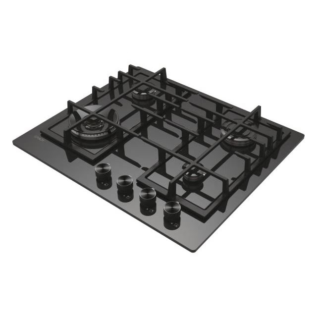 Plita incorporabila Candy CVFG6BF4PB, gaz, 4 zone de gatire, Negru [3]