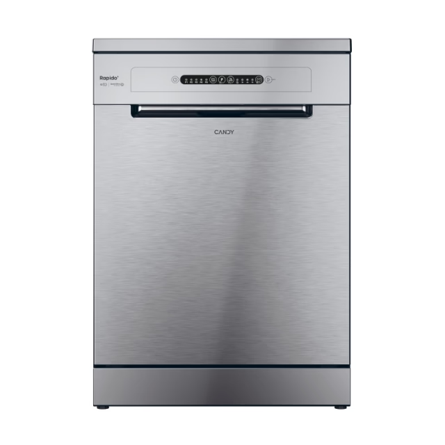 Masina de spalat vase independenta Candy Rapido CF 3E9E0X, 13 seturi, 5 programe, 60 cm, Clasa E, inox [1]