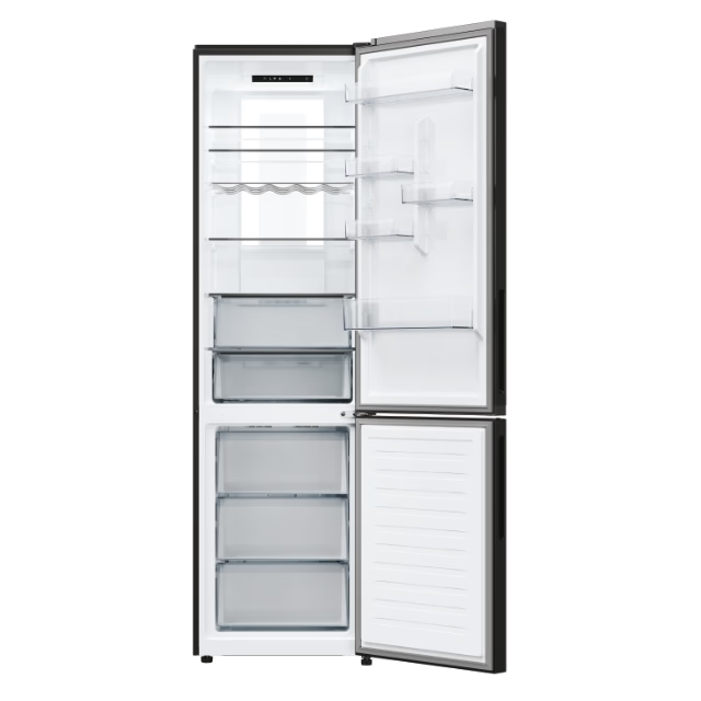 Combina frigorifica Candy ECN4CQTEB206, No Frost, 409 l, H 205 cm, Clasa E, Wi-Fi, negru [3]